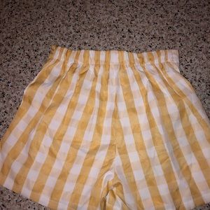 Plaid shorts